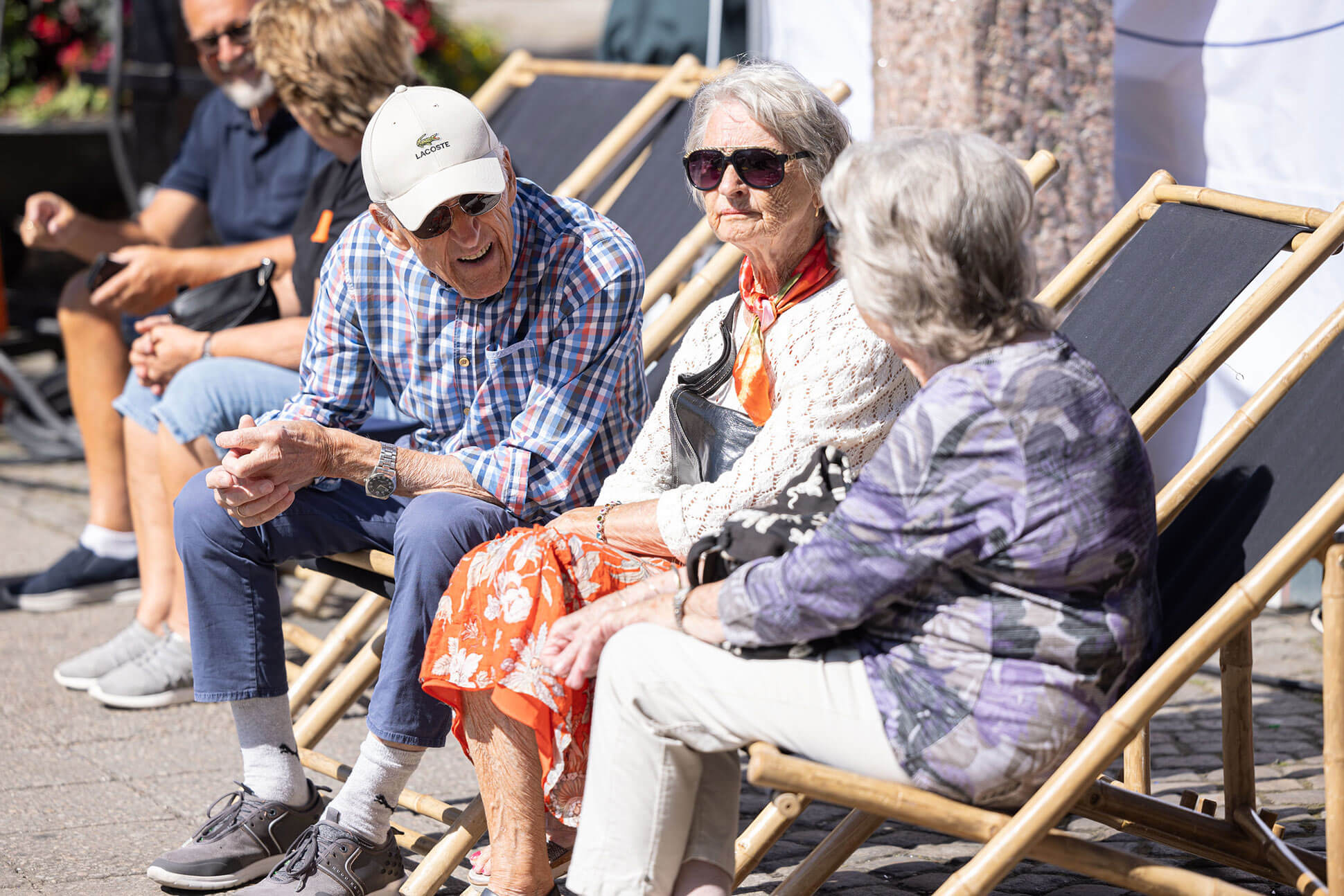 Tre pensjonister fra Arendalsuka