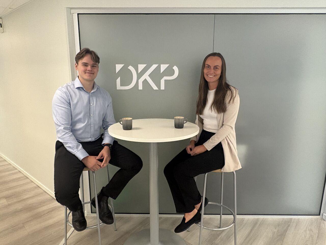 Alexander Moe Halvorsrod og Kristine Schinnes